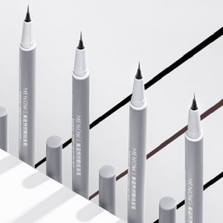 Menow - Heartbeat Fine Liquid Eyeliner - 2 Colors 02# Brown - 0.6Ml