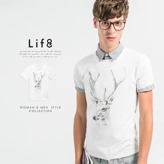 Life 8 Short Sleeved Print T-shirt