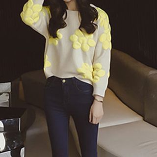 Jolly Club Floral Knit Top