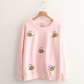 Aigan Embroidered Bee Pullover