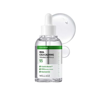 Wellage - Real Cica Calming 95 Trouble Ampoule 50Ml