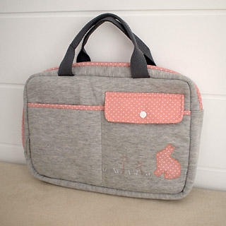 "Rabbit" Appliqu  Laptop Bag