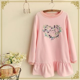 Fairyland Embroidered Long-Sleeve Dress