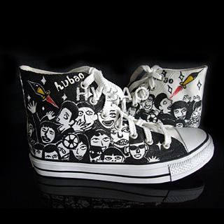 "Boundless Universe" High-Top Sneakers