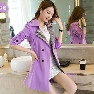 Lovebirds Double-Breasted Trench Coat