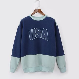 X:Y Colour Block Letter Pullover