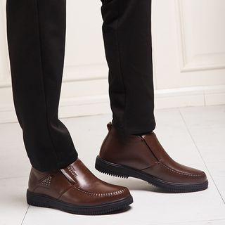 Jonas Genuine Leather Ankle Boots