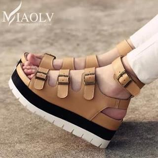 MIAOLV Strappy Platform Sandals
