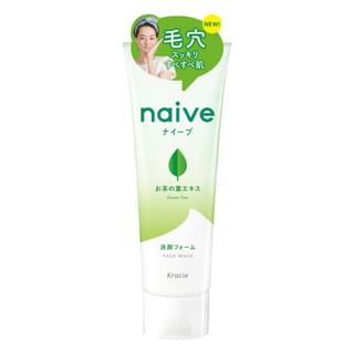 Kracie - Naive Face Wash Green Tea - 130g