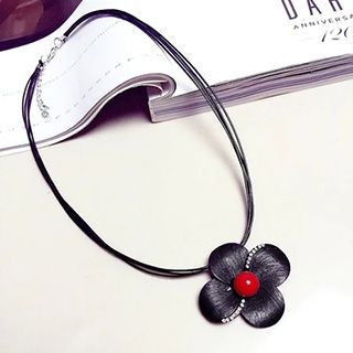 EPOQ Floral Rhinestone Necklace