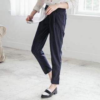 Tokyo Fashion Check Slim-Fit Pants