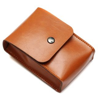 ACE COAT Faux Leather Accessory Pouch