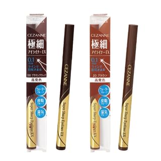 Cezanne - Super Sharp Eyeliner Ex 20 Brown