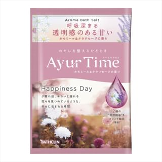 Bathclin - Ayur Time Aroma Bath Salt Happiness Day 40G
