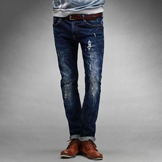 Quincy King Distressed Jeans