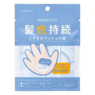Ishizawa-Lab - Trendholic Mazepoo Shampoo Add On Color Ash Potion - 2g x 10