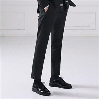 Superstar.i Flat-Front Wool Blend Dress Pants