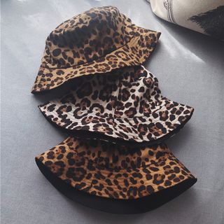 Reversible | Leopard | Bucket | Print | Hat