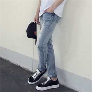 MITOSHOP Faux-Leather Sneakers
