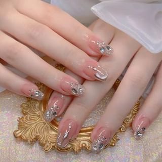 Pristella - Metallic Embellished Press On Nail