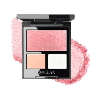 Gella's - Ethereal Shimmering Crystal Eyeshadow Palette - Y01#Pink Star In Dream #Y01 Pink Star In Dream