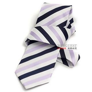 Romguest Striped Tie Lilac - One Size
