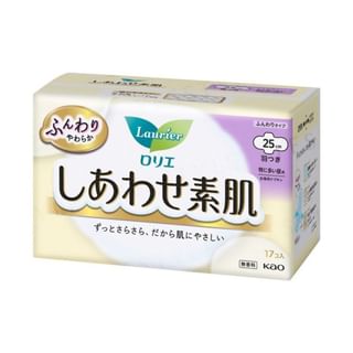 Kao - Laurier Happy Bare Skin Feminine Pads 25cm 17 pcs