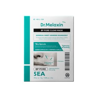 Dr.melaxin - Bp Pore Clear Mask Set 2025 Version - 25Ml X 5 Pcs