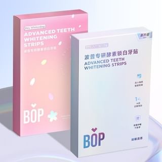BOP - Advanced Teeth Whitening Strips - 2 Flavors Coconut (7 pairs)