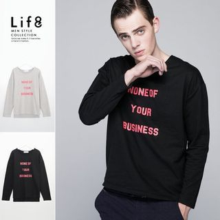Life 8 Lettering Pullover