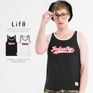 Life 8 Lettering Tank Top