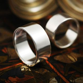 Sterlingworth Sterling Silver Wide Band Ring