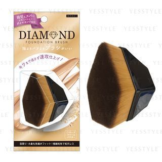 LUCKY TRENDY - Diamond Foundation Brush 1 pc - Black