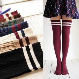 MITU Knit Over-The-Knee Socks