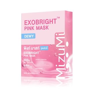MizuMi - EXOBright Pink Mask Dewy 5 pcs