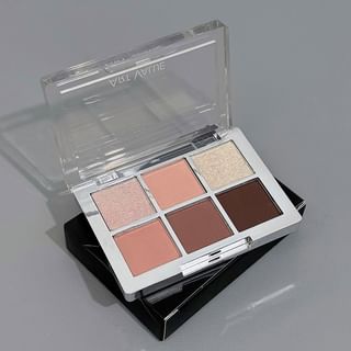 Art Value - White Tea Silver Eyeshadow Palette - 3 Types 01# Melon Milk Apricot (1.6g x 6)