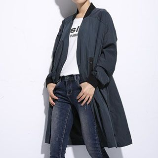 OnceFeel Velcro Trench Jacket