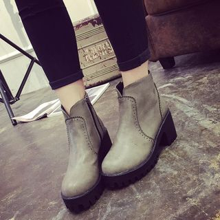 SouthBay Shoes Zip Ankle Boots