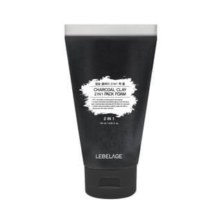 Lebelage - Clay 2 In 1 Pack Foam - 4 Types Charcoal