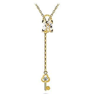 Mbox Jewelry CZ Padlock & Key Necklace