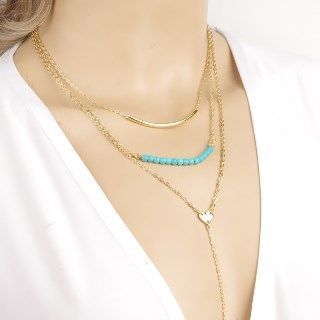 Seirios Multi-Chain Beaded Necklace