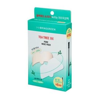 Bring Green - Tea Tree Cica Pore Nose Pack 5 Sets