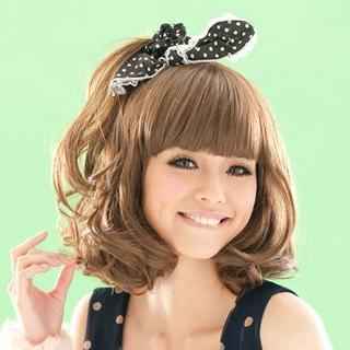 Clair Beauty Medium Full Wigs - Wavy Light Brown - One Size