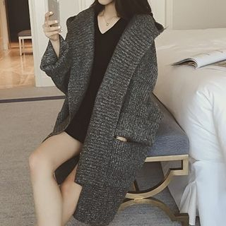 Eva Fashion Hooded Knit Jacket