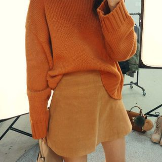 chuu A-Line Mini Corduroy Skirt