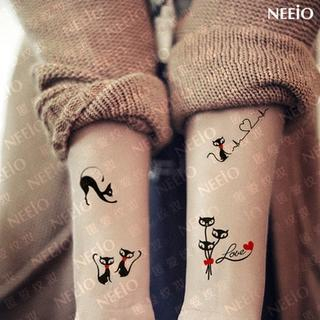 Neeio Waterproof Temporary Tattoo (Cat) 1 sheet