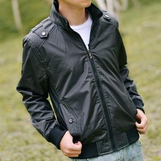 SeventyAge Faux-Leather Jacket