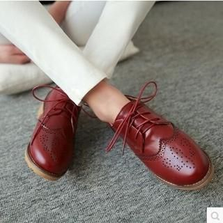 Gizmal Boots Wing-Tip Oxford Shoes