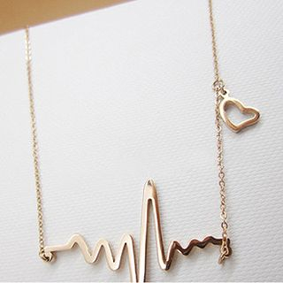 Cheermo Heartbeat EKG Necklace
