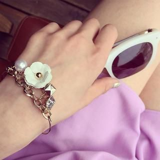 Ticoo Flower Dangle Necklace / Bracelet